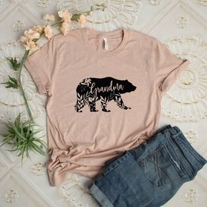 Grandma Bear Shirt, Motherhood Shirt, Mother's Day Shirt, Gift For Mom, Grandma